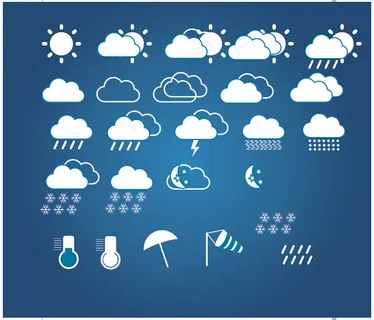天气图标 天气图标