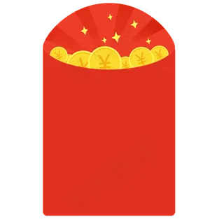 现金红包网店促销素材,免抠元素