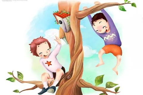 六一儿童植树图片 六一儿童植树图片