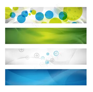 清爽banner网站横幅设计