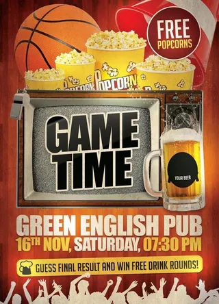 篮球比赛海报图片