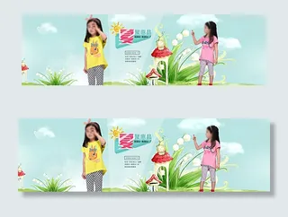 淘宝海报 服装海报 唯美背景图片