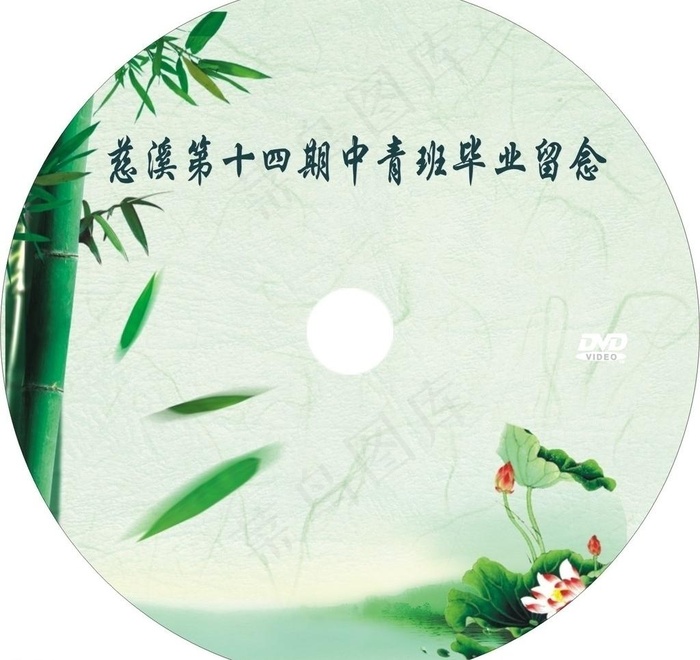 光盘封面图片cdr矢量模版下载