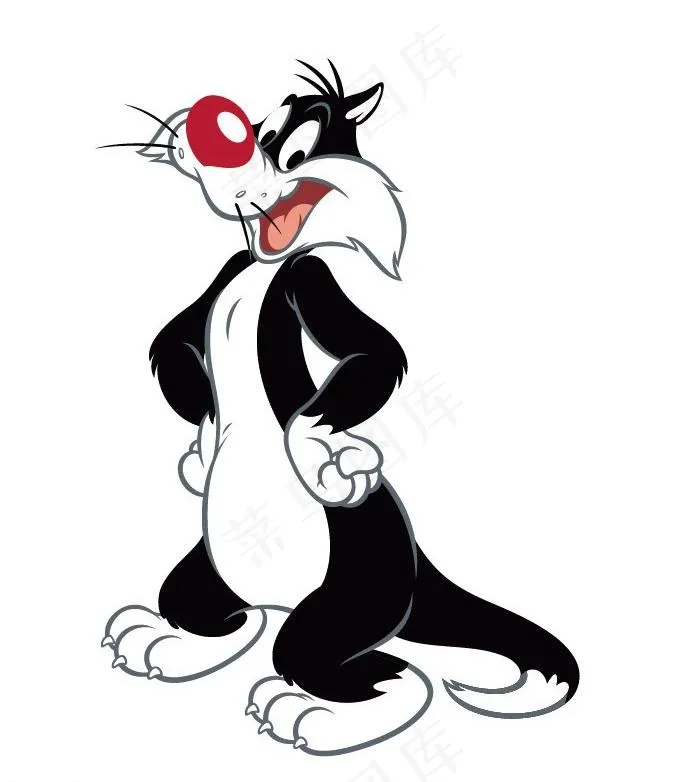 猫咪图片ai矢量模版下载