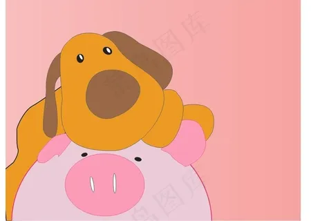 卡通狗图片