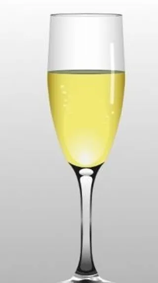 香槟的剪辑艺术玻璃