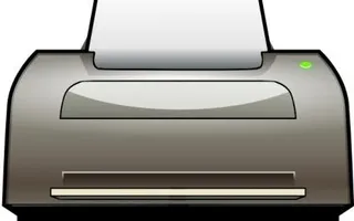 喷墨打印机的剪辑艺术