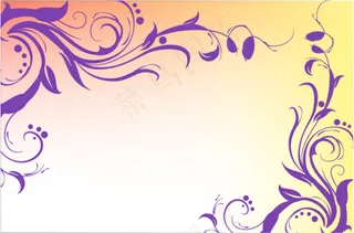 潮流花纹花边图案