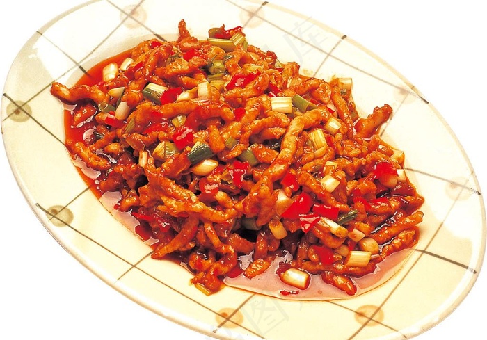 鱼香肉丝图片psd模版下载