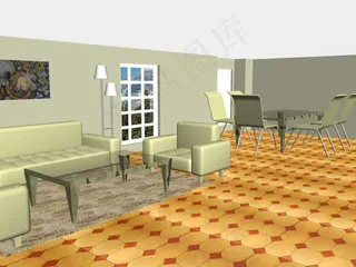 室内布局模型图
