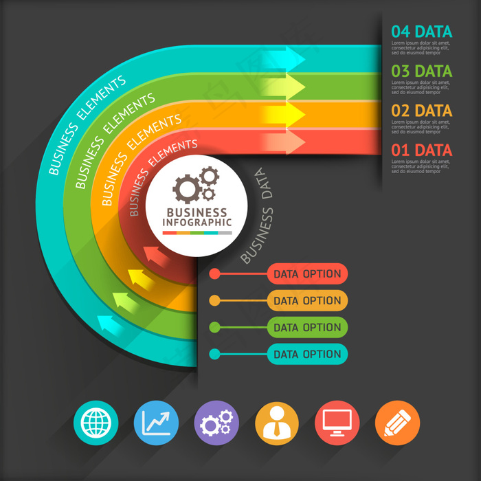 矢量3D信息标签