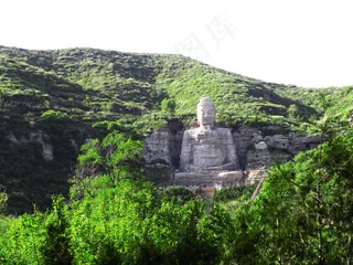 蒙山大佛图片