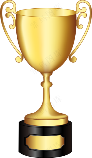 颁奖典礼金色颁奖奖杯冠军奖杯奖牌素...