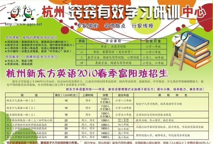 新东方英语培训中心cdr矢量模版下载