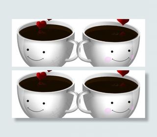 可爱的咖啡杯子 png图图片