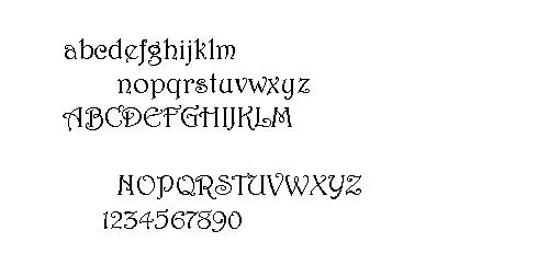 HarringtON 英文字体下载