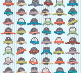 不同年份的销售标签向量集