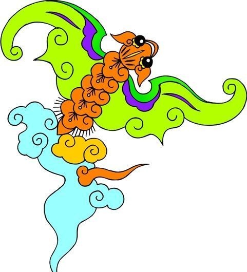 吉祥图案 中华传统图案 动物装饰图案 矢量素材 CDR格式_0005cdr矢量模版下载