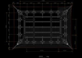 殿阁房屋屋顶构造