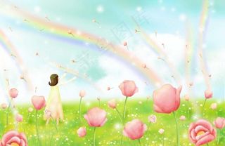 梦幻桃源仙境图片