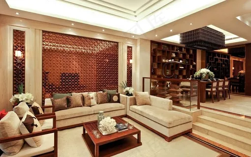 中式客厅装修设计效果图