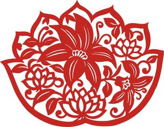 民俗剪纸矢量素材 窗花 CDR源文...