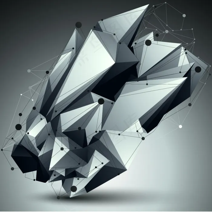 创意几何物体设计矢量素材eps,ai矢量模版下载