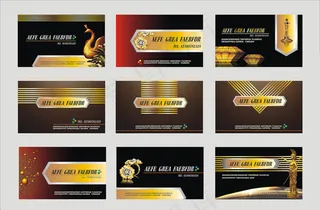 个性卡片设计矢量素材