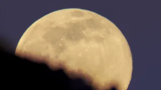 月亮升起实用高清素材