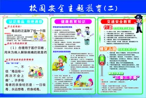 校园安全教育交通 毒品 健康