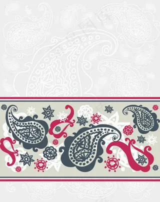 精致的印度火腿04矢量模式