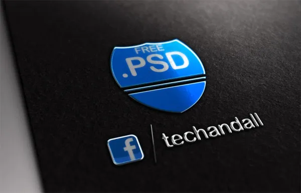 LOGO效果场景图psd模版下载