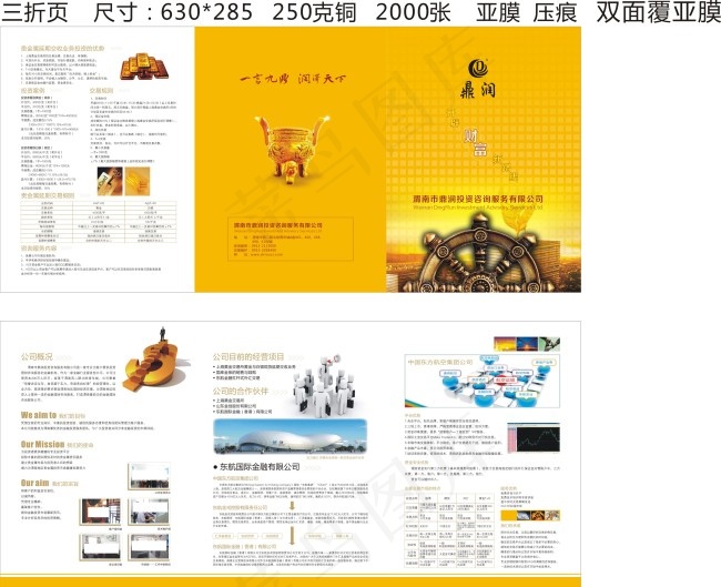 投资公司cdr矢量模版下载