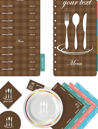 西餐厅menu咖啡菜单图片