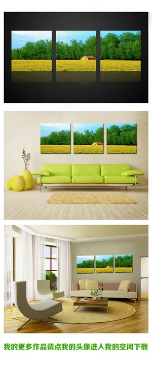 高档无框画装饰画