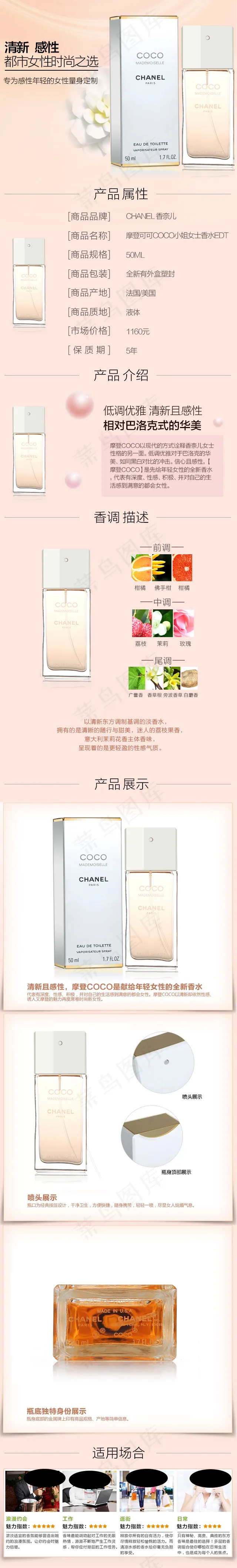 陌陌香水psd模版下载