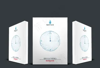 化妆品面膜包装展示效果图贴图机