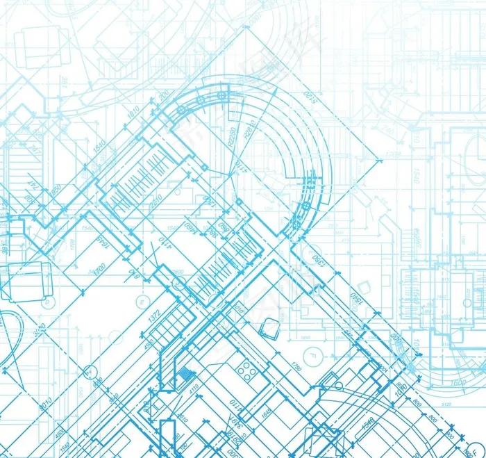 城市建筑工程设计图图片eps,ai矢量模版下载