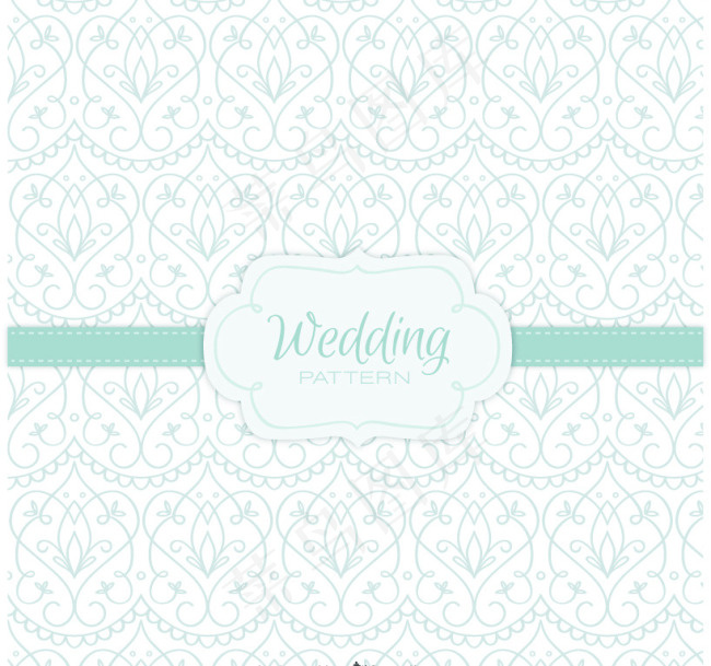 抽象花纹底纹婚礼卡片背景图案