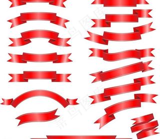 欧式古典丝带图标图片