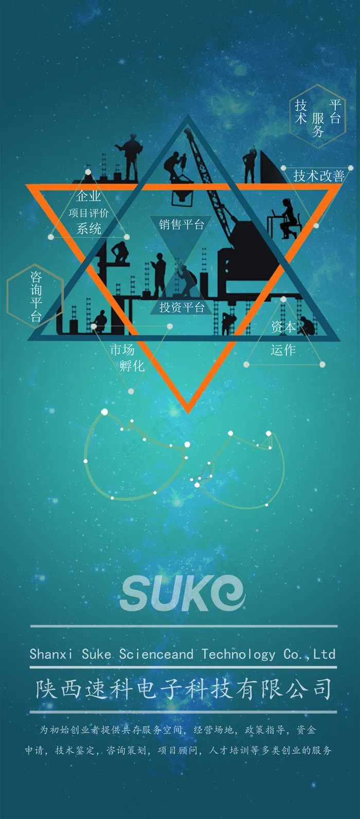 UI创业海报psd模版下载