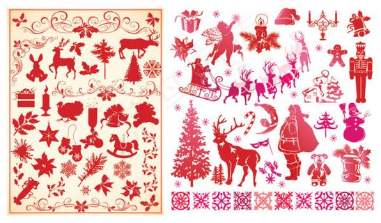 圣诞节元素矢量素材 圣诞节元素矢量素材
