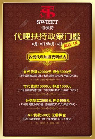 微信微商化招商代理宣传海报