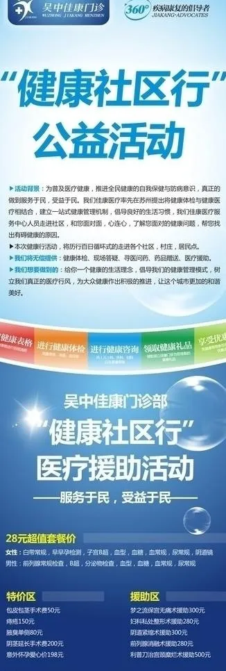 医院易拉宝宣传图片cdr矢量模版下载