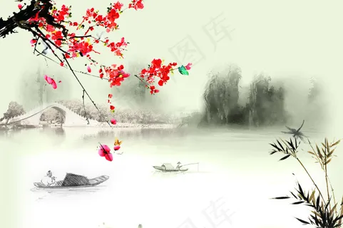山水壁画 山水壁画
