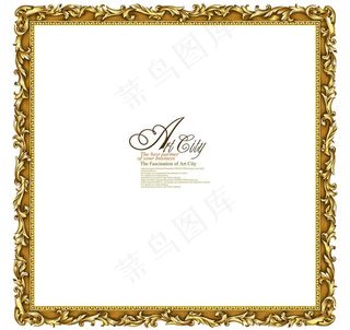 欧洲时尚花纹边框