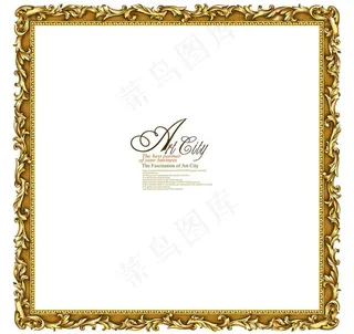 欧洲时尚花纹边框