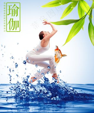 清晰瑜伽馆玄关背景墙