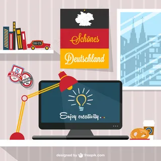 设计师的工作区德国风格 设计师的工作区德国风格