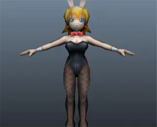 兔女孩游戏模型素材